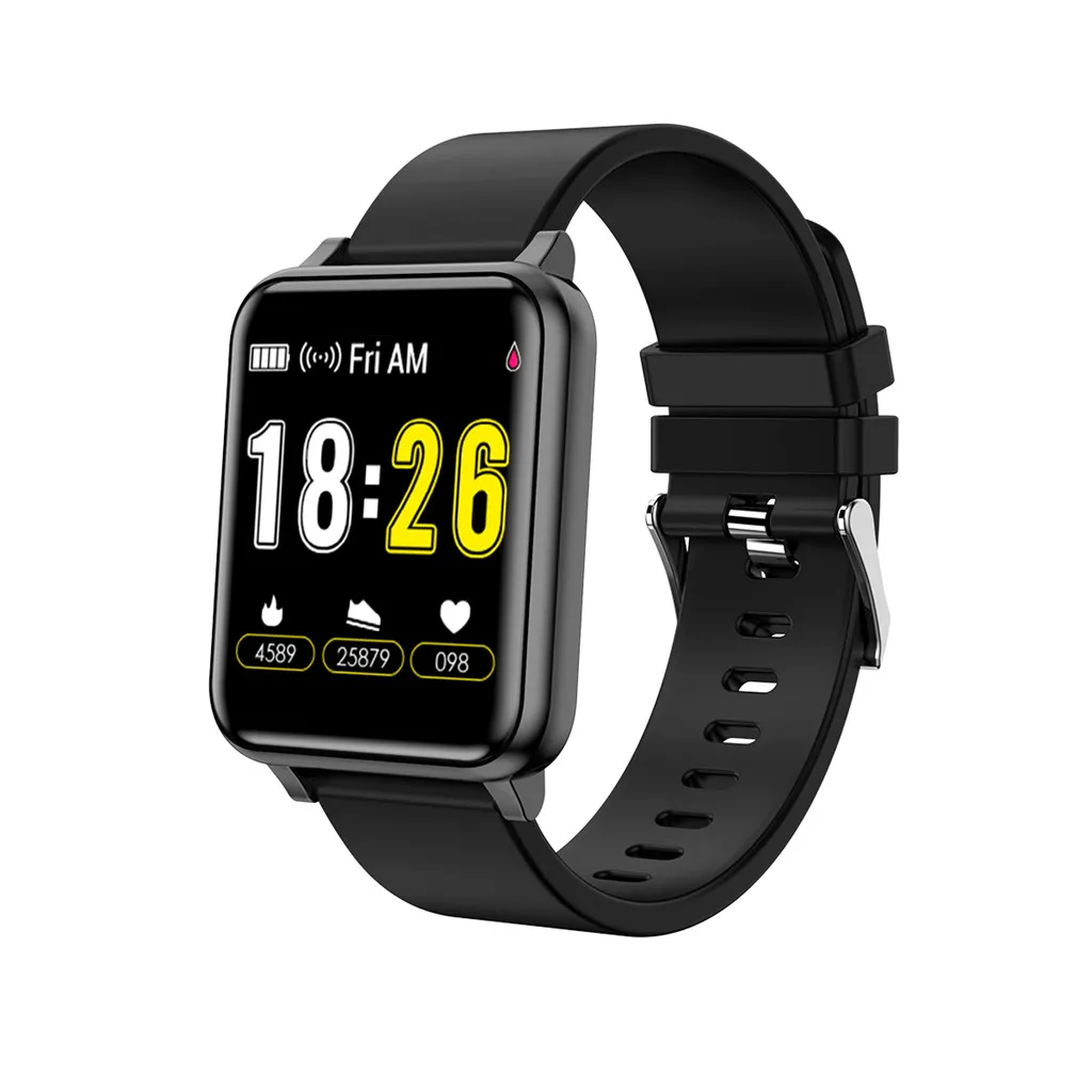 Для amazfit ремешок Bip Смарт часы Android iOS Спорт Фитнес калорий браслет носить Смарт часы для mi band 2 бар покупка