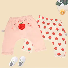 Штаны для младенцев; шаровары; штаны-капри для мужчин и женщин; Хлопковые Штаны-шаровары для малышей; Детские эластичные штаны; Pm1005a