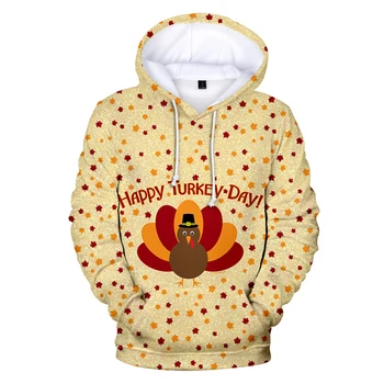 

new 3D Print thanksgiving day Hoodies Sweatshirt in Men's/kids Winter Warm Oversized Street Costumes High Quality Child 3D coats