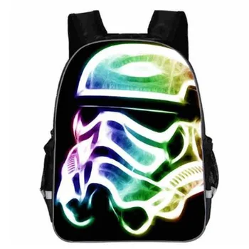 

11-18inch Star Wars Backpack movie the force awaken School Bag Darth Vader Yoda Jedi Kid's men primary bags custom made