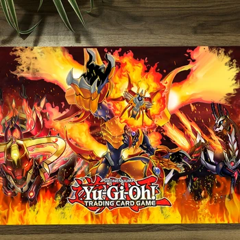 YuGiOh OCG Salamangreat TCG Mat Anime Trading Card Game Mat CCG Duel Playmat Anti-slip Mouse Pad Desk Mat Free Bag