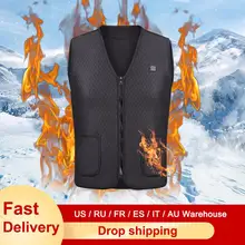 JOYMODE Для мужчин Для женщин на открытом воздухе USB Инфракрасный обогрев жилет, куртка зимняя гибкий электрический Термальность Костюмы жилет для занятий спортом Пеший Туризм