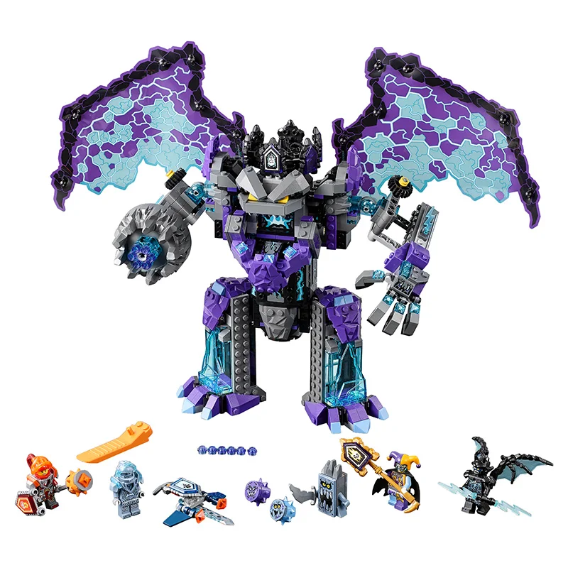 

808pcs Future Knights 70356 Stone Troll Big Battle Assembling Building Block Toys Best Gift For Kid Educational Toy