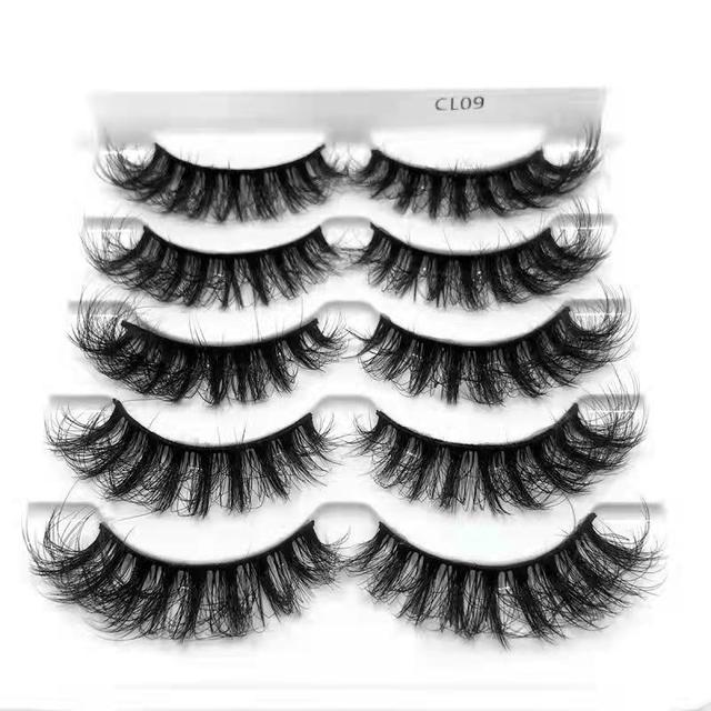 Pairs Multipack 3D Mink Lashes False Eyelashes Handmade Wispy Fluffy Long Lashes Natural Eye Makeup Tools Eye Lashes H13 E08