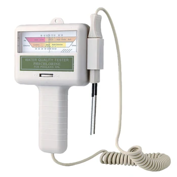 

1pc Water Quality Tester Swimming Pool Water Quality Tester PH Chlorine Tester PH Meter Test Monitor Checker without Battery