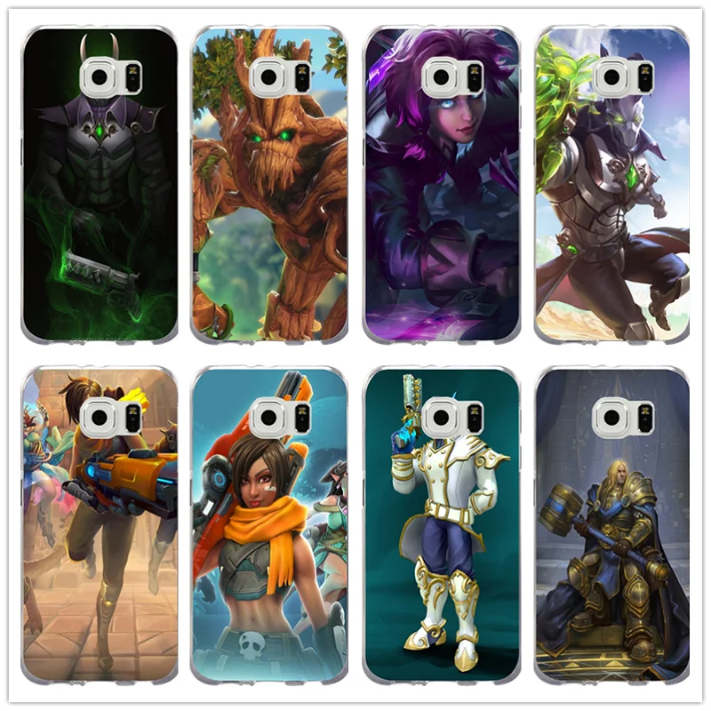 Paladins Video Games Soft TPU Mobile Phone Cases for Samsung Galaxy Note 2 3 4 5 8 S3 S4 S5 Mini S6 S7 S8 S9 Edge Plus Cover | Мобильные