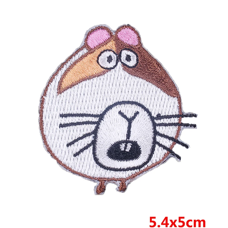 DIY нашивки для одежды с вышитыми животными из мультфильмов Король Лев DIY железные нашивки на одежду сова кошка нашивки на заказ - Цвет: PE3919CT
