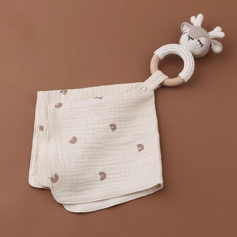 Baby Facecloth Soothe Towel Bath Towel Handkerchief Cotton Burp Cloth Soft Absorbent Gauze Kindergarten Washcloth G99C