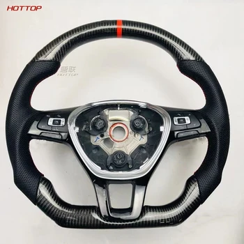 

Car Carbon Fiber Steering Wheel For Volkswagen VW JETTA 2015