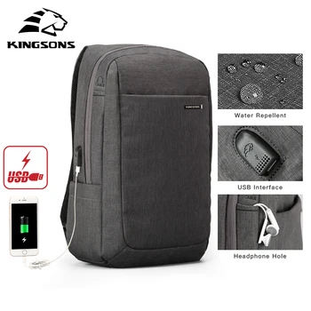 

Kingsons Shockproof Air Cell Cushioning Bag Laptop Tablet Backpack Male & Female Overnighter Waterproof Anti-theft Mochila 2020