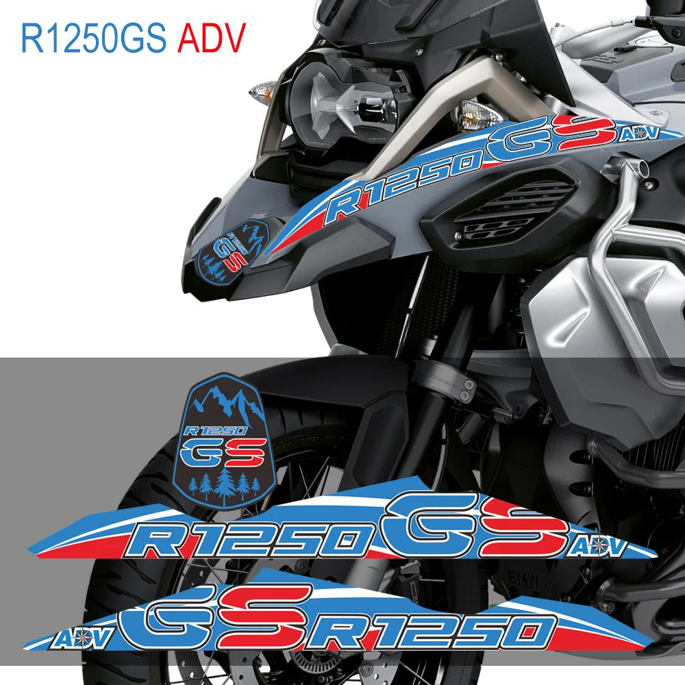 

For BMW R1250GS R 1250 GS ADV Adventure Motorcycle Sticker Decal Front Fairing Body Shell R1250GSA Stickers Film Paster