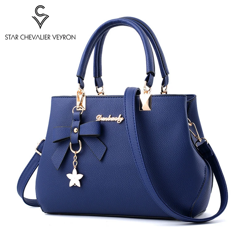 

SCV Hand Bags Women's Bag New Fashion Casual Handbag PU Leather Women Shoulder Bags Wild Ladies Messenger Bag Elegant Atmosphere