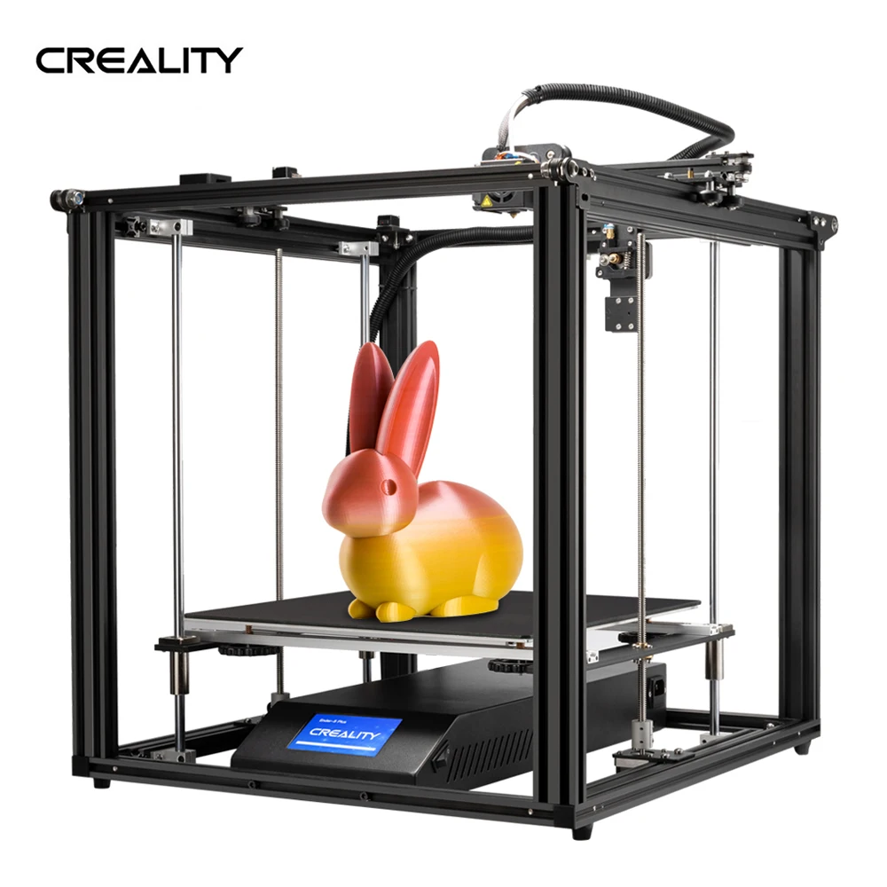 Creality 3D Ender-5 Plus Printer 350*350*400mm with 4.3 Inch Touchscreen Removable Tempered Glass Plate Double Y-axis Z-axis | Компьютеры