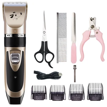 

Pet Hairdressers Tool Set Low Noise Dog Hair Trimmer Kit Professional Grooming Fur Clipper For Pets Dog Cat New HOT
