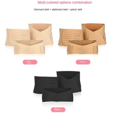 Conjunto de três peças faixa da barriga pós parto, para mães e bebês