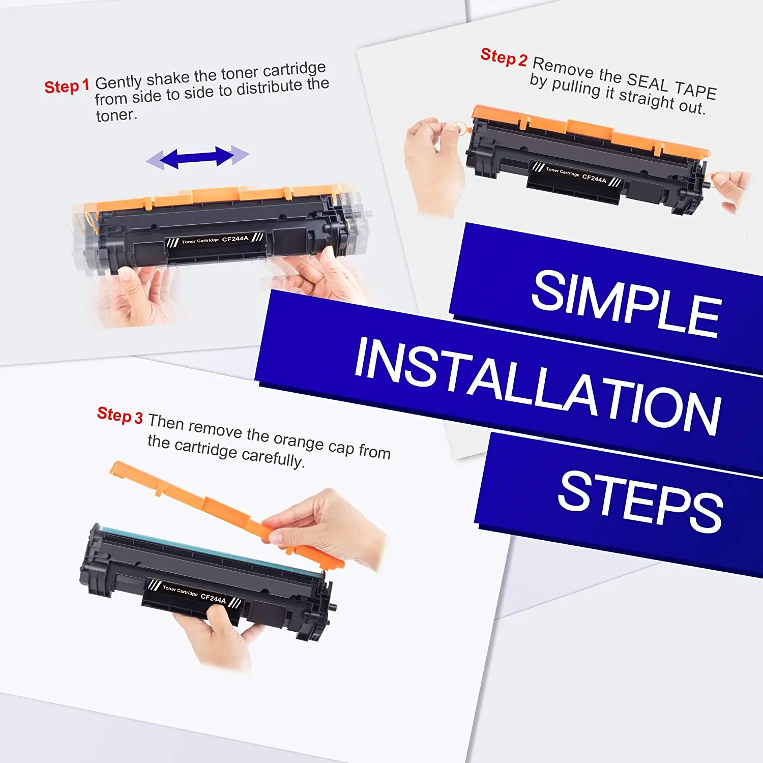 Befon 44a Compatible Toner Cartridges Replacement For Hp Cf244a For Hp  Laserjet Pro M15w Hp Laserjet M15a Mfp M28w M28a Printer - Toner Cartridges  - AliExpress