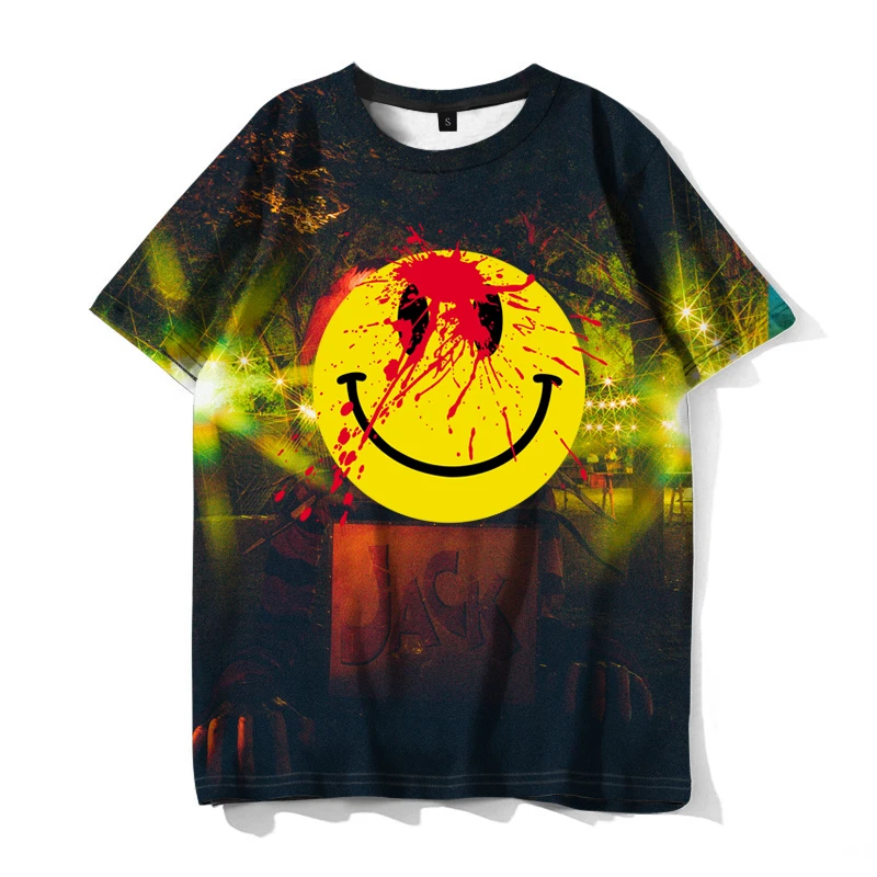 19SS Трэвиса Скотта Astroworld Gimme The Loot Smile футболка для мужчин и женщин 1:1 высокое качество мода уличная одежда пара 3DT рубашка