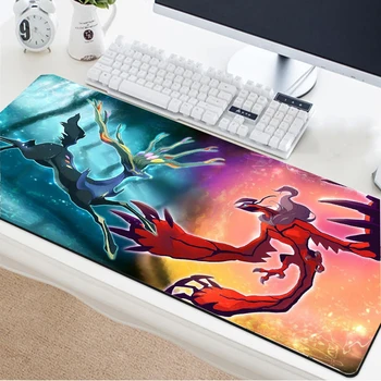 

Maruige Pokemoner anime cartoon mouse pad large size lock edge non-slip waterproof table mat