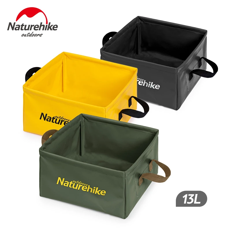 Naturehike Ultralight Folding Basin Camping Folding Water Basin Waterproof Bag Bucket 