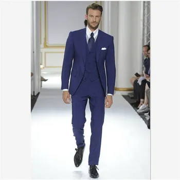 

Men Suit Black White dots Groom Groomsmen Tuxedos Formal Slim Fit Business 3 Piece(jacket+pants+vest) custom Ternos