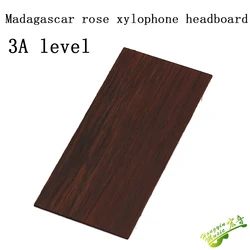 Solid Wood Electric Guitar Headstock Veneer Decoration Piece (Madagascar rose3A)