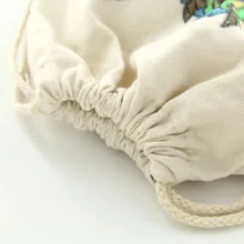 Le Chi пустой DIY Ручная роспись пустой холст пустой рюкзак на шнурке пустой унисекс Холщовая Сумка