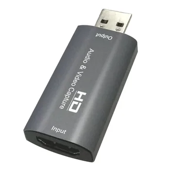 

Mini USB 2.0 HDMI Capture Card 4K Live Streaming Video Game Camcorder Box for Game DVD Camera