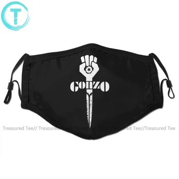 

Sheriff Mouth Face Mask Hunter S Thompson Gonzo Facial Mask Cool Fashion with 2 Filters for Adult