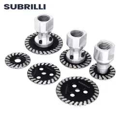 SUBRILLI – mini scie à diamant avec FIange amovible M14 5/8 – 11, disque de coupe pour la gravure du granit et du grès 