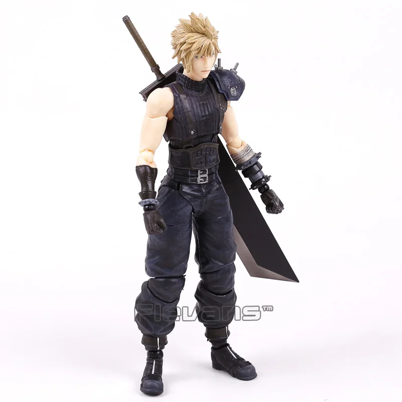 Play Arts Kai коллекция Final Fantasy VII 7 Cloud Strife ПВХ фигурка модель игрушка фигурка