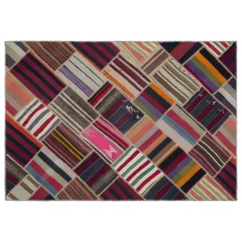 

Handmade Natural Vintage Patchwork Rug Area Rug 160x226 Cm-5'3''X7'5''