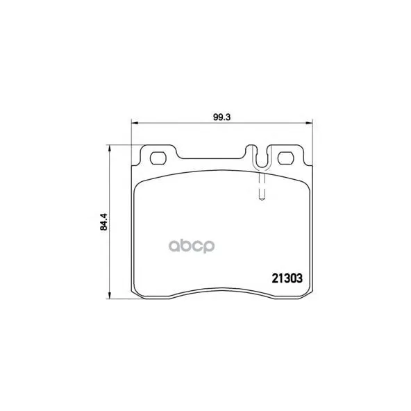 Колодки Тормозные Mercedes W140 9198 Передние Brembo P50018 Brembo арт. P50018