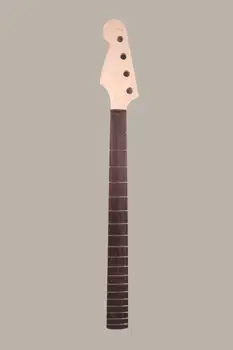 

Left hand electric guitar bass neck replacement 34 inch 19 fret Maple