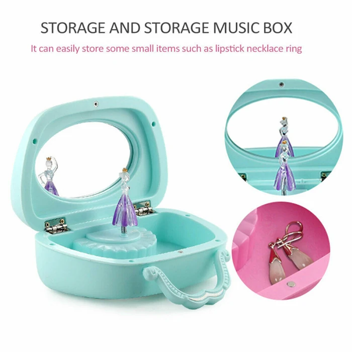 Балетные девушки танцевальная музыка ювелирные изделия Подарочная коробка для Девочек Музыкальная коробка без батареи требуется TB