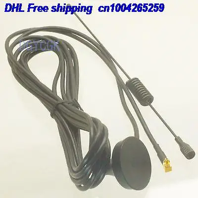 

DHL 50pcs Antenna GSM GPRS 3dBi Mc-Card male RA 90 degree Magnetic base for 3G USB modems antenna 22-a