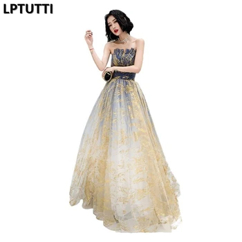 

LPTUTTI Sequin New For Women Elegant Date Ceremony Party Prom Gown Formal Gala Events Luxury Long Evening Dresses