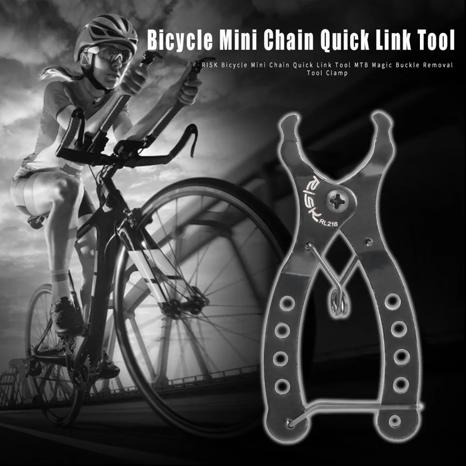 RISK Bicycle Chain Quick Link Tool Bike Magic Buckle Removal Installation Clamp