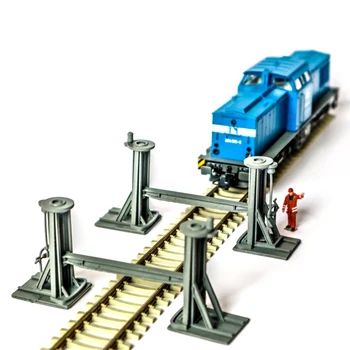 

Surwish 1:87 HO Scale Car Lifting Platform Model Sand Table Scene Decoration(Not Include The Train)
