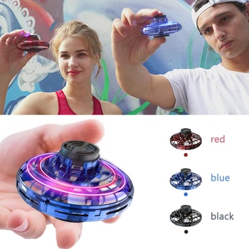 

Flynova RC Gyro Free Route Fingertip Gyro Interactive Toy LED Light Flying Gyro Mini Portable Spinner Glow in the Dark Toy Adult