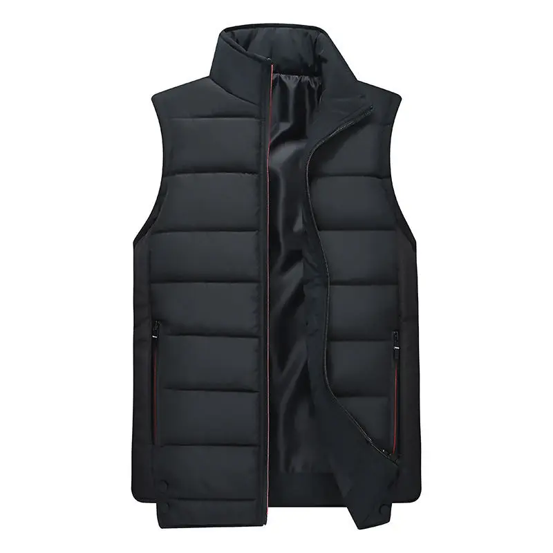 

2019 New Style Waistcoat Men's Jacket Youth Cotton-padded Clothes Waistcoat Autumn And Winter Cotton Vest Vest Suit Hong Kong St