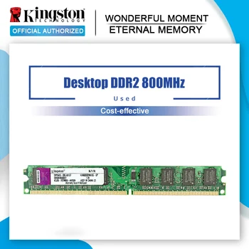 Used Original Kingston RAM DDR2 4GB 2GB PC2-6400S DDR2 800MHZ 2GB PC2-5300S 667MHZ Desktop 4 GB 1