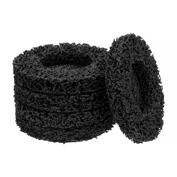 

Mayitr 5pcs/Lot Poly Strip Disc Wheel Paint Rust Fast Removal Clean Grinding Abrasive Tools For Angle Grinder 10*1.6cm Black