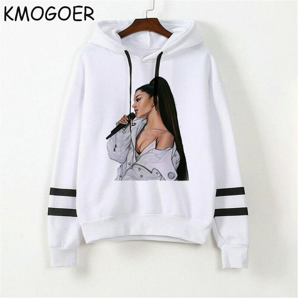 Ariana Grande Thank You Next Harajuku графическая Женская толстовка 90s Ullzang 7 колец забавная Толстовка Don't Call Me Толстовка Ангел женский - Цвет: GM12388