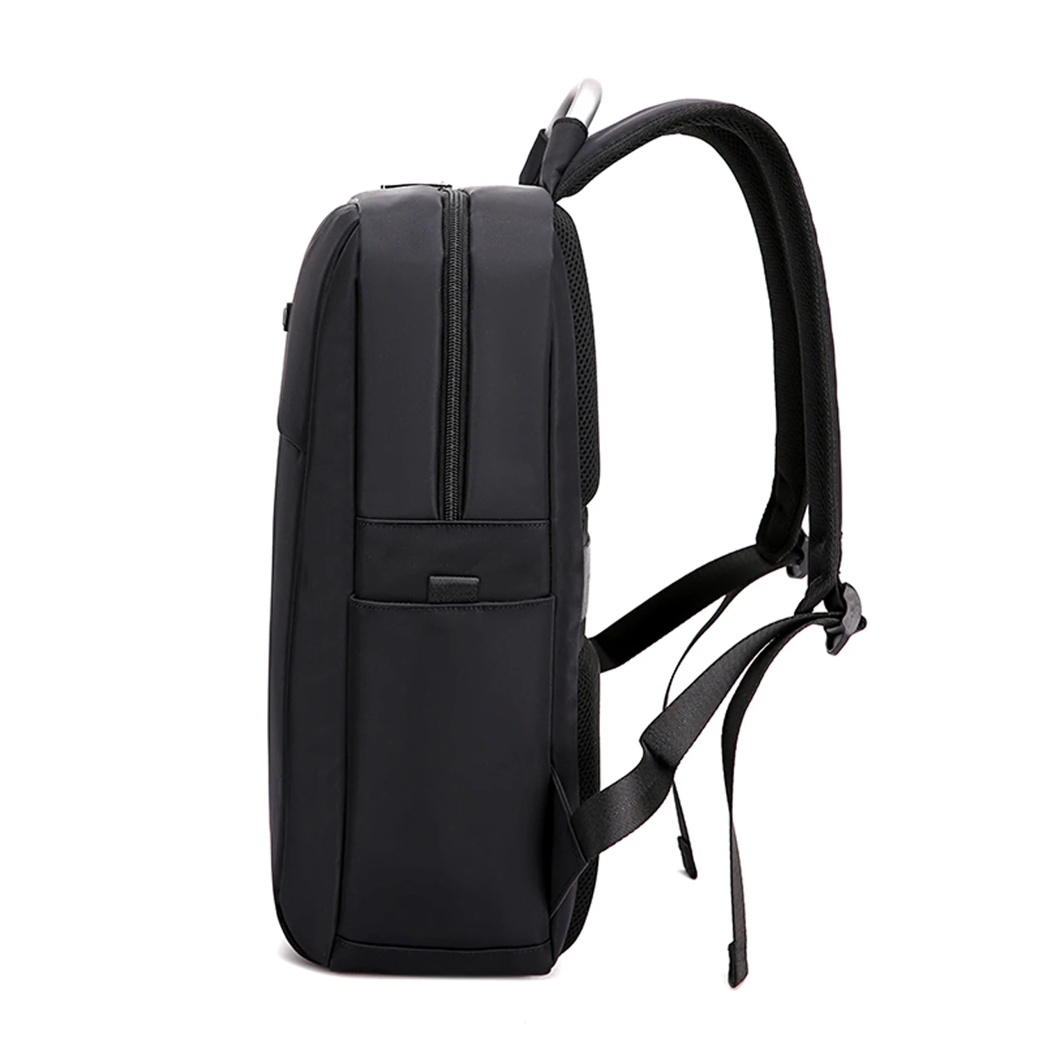 Мужские 15,6 дюймовые рюкзаки для ноутбука, школьные модные дорожные мужские рюкзаки, женские повседневные школьные рюкзаки - Цвет: Black