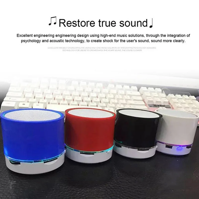 S10 мини беспроводной открытый Bluetooth динамик Поддержка U диск TF карта универсальный мобильный телефон музыка портативный динамик