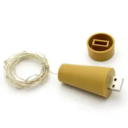 Новый usb зарядка медный светодио дный провод светодиодная гирлянда лампа-бутылка пробсветодио дный ковые светодиодные гирлянды для