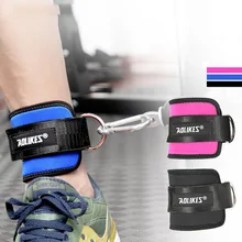 1 шт. фитнес-регулируемый d-образный ремешок для лодыжки, поддержка ног, защита для голеностопа, для спортзала, для ног, Pullery с пряжкой, спортивная защита для ног