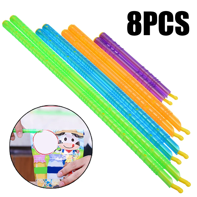 8pcs/set Seal Sticks Reusable Bag Sealer Seal Bag Stick Bag Clips Fresh