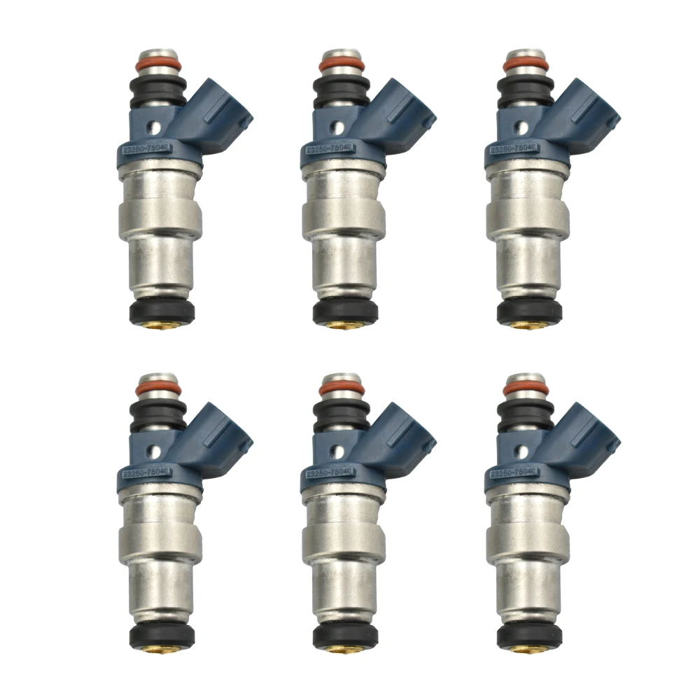 6PCS/LOT New 23250-75040 2325075040 Fuel Injectors nozzle for Toyota Tacoma Pickup Truck 2RZ 2RZFE 2.4L | Автомобили и мотоциклы