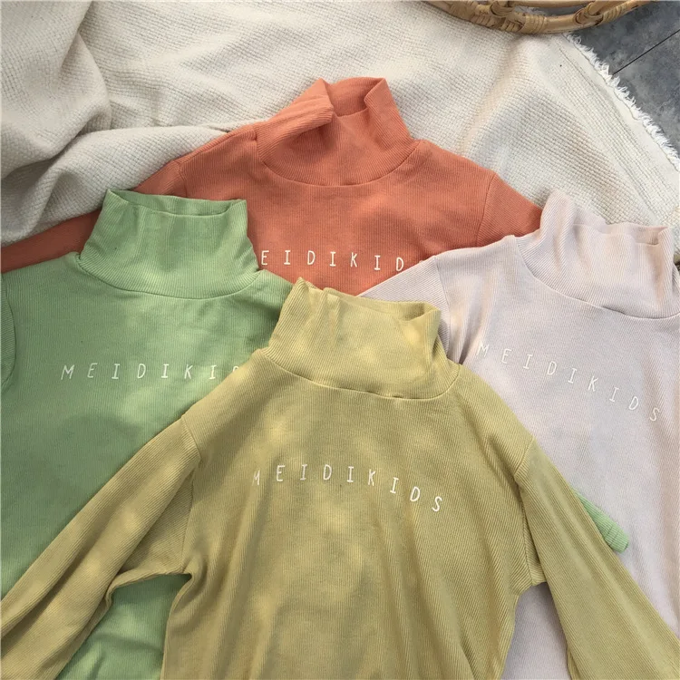 New Arrival Girls Boys Printed T Shirt Long Sleeve Fashion Autumn Kids Girls Top Tee Shirt 1-6 years